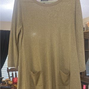 Cable & Gauge Gold Sweater